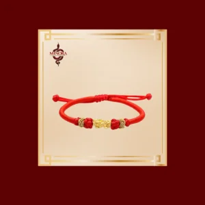 Vòng tay chỉ đỏ charm tỳ hưu