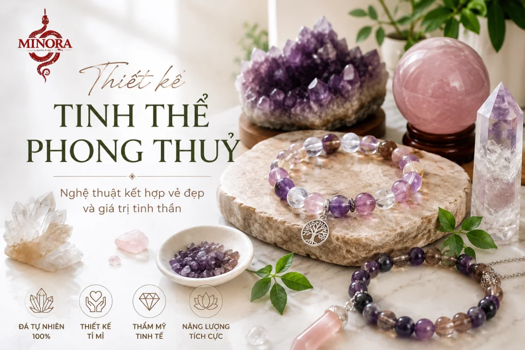 Thiết Kế Tinh Thể Phong Thuỷ