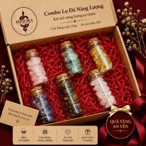 Set Quà Tặng "Ngũ Hành Toàn Niên – An Yên Thịnh Vượng" – Minora Gift Box (Sang trọng, đẳng cấp)